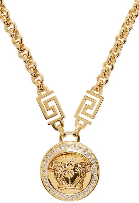 Versace Medallion Necklace 